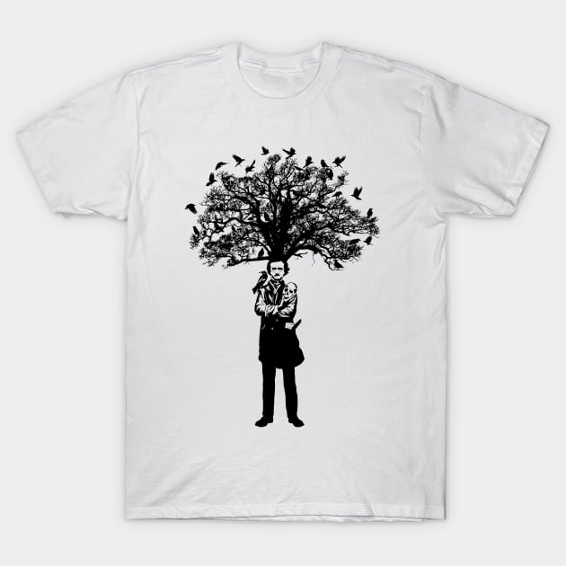 Poe Tree T-Shirt by kookylove